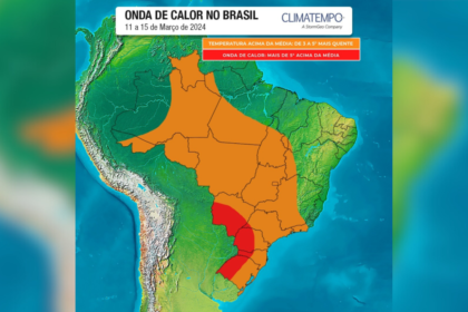 Onda de calor: Calorão ganha força em grande parte do país a partir de hoje. Fonte: CNN Brasil.